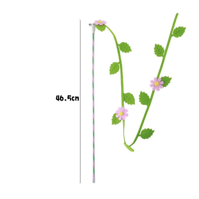 Cat Teaser Wand Flower Shape