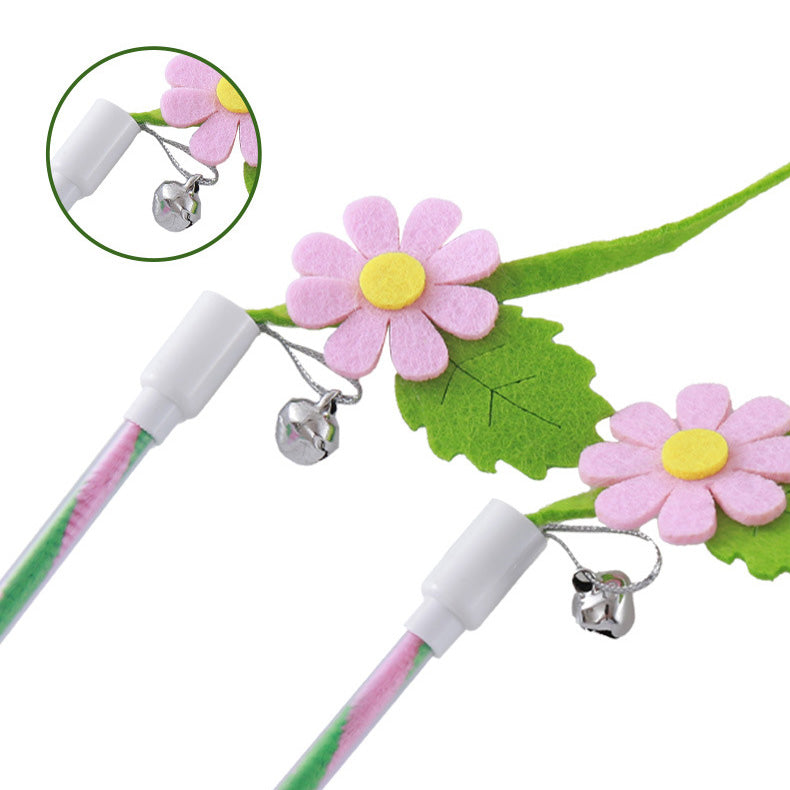 Cat Teaser Wand Flower Shape