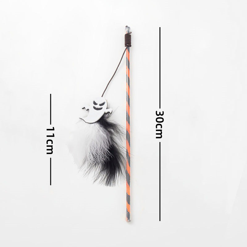 Halloween Cat Teaser Wand