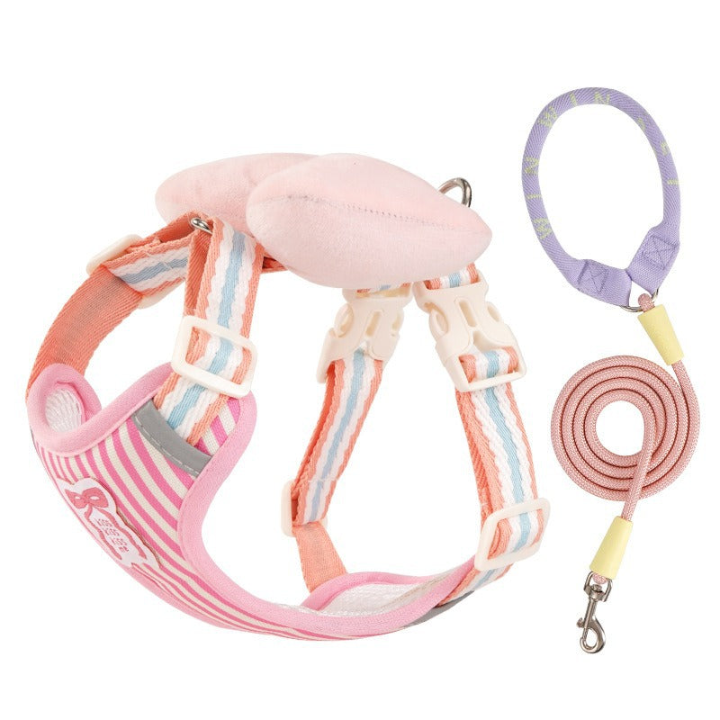 Bichon Teddy Small Dog Harness and Leash