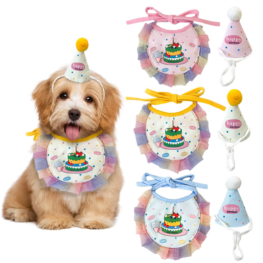 Cute Pet Birthday Costumes Bandana