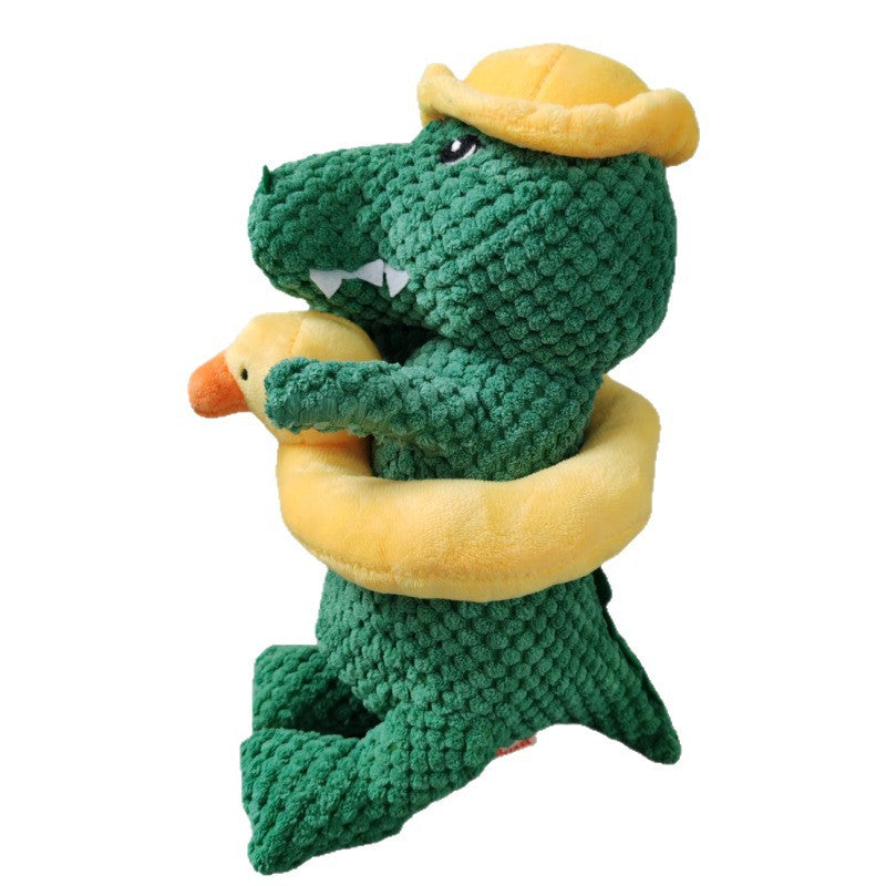 Swim Ring Dinosaur Squeaky Dog Toy 30*16cm