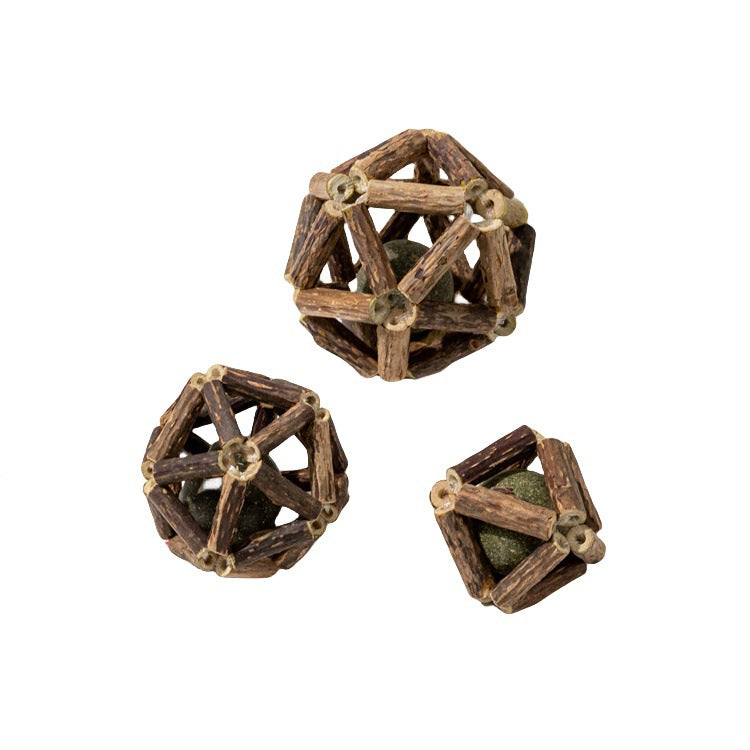 Silver Vine & Catnip Ball 3pcs