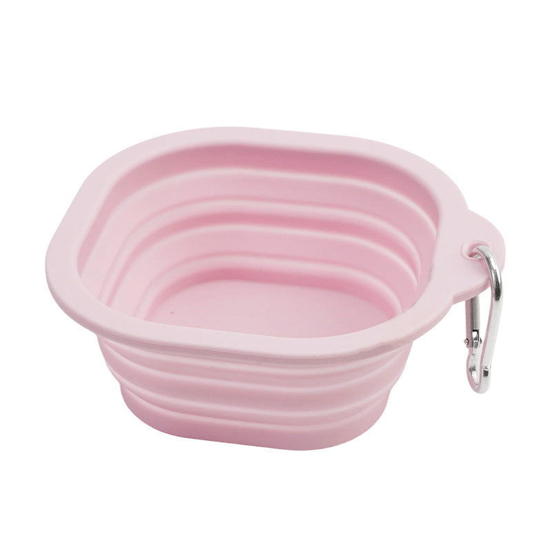Square Shape Folding Silicone Bowl 350ml