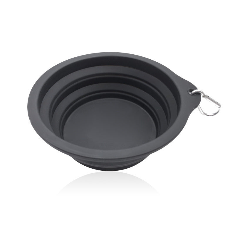 Outdoor Pet Folding Silicone Bowl 650ml