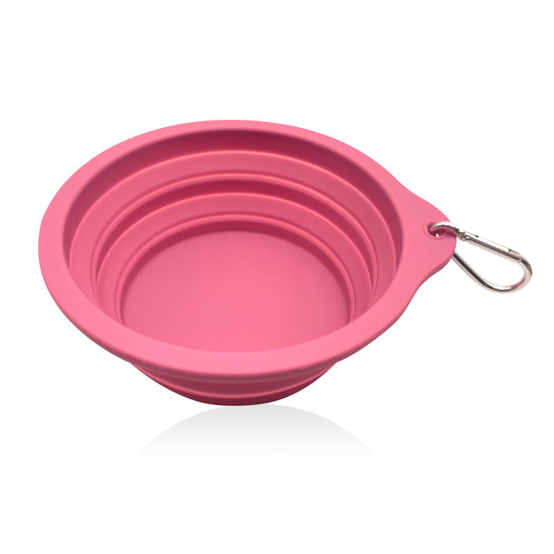 Outdoor Pet Folding Silicone Bowl 650ml