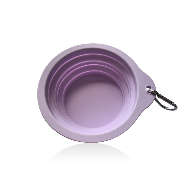 Outdoor Pet Folding Silicone Bowl 650ml