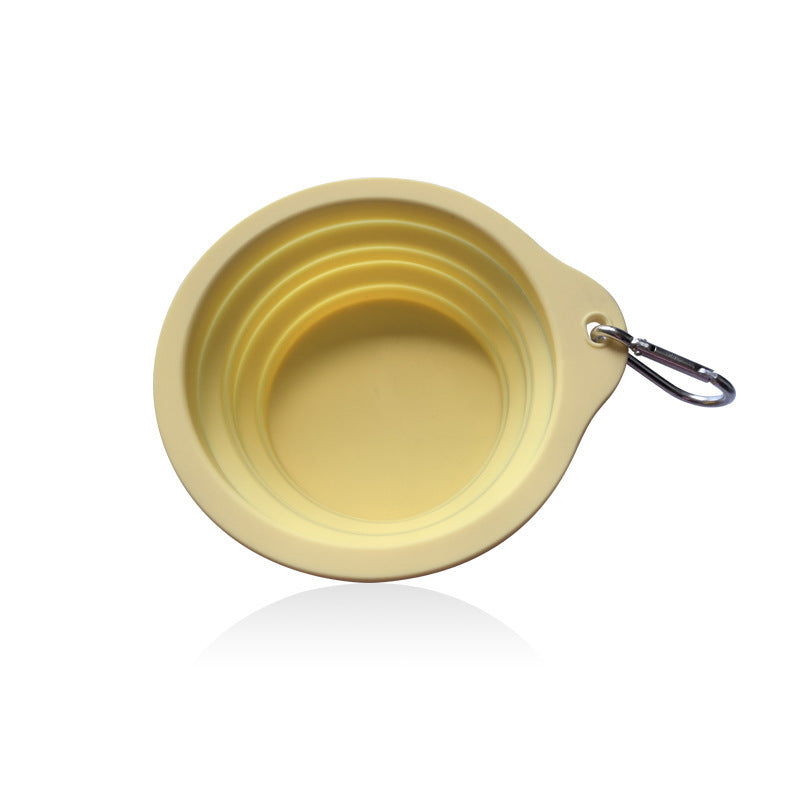 Outdoor Pet Folding Silicone Bowl 650ml