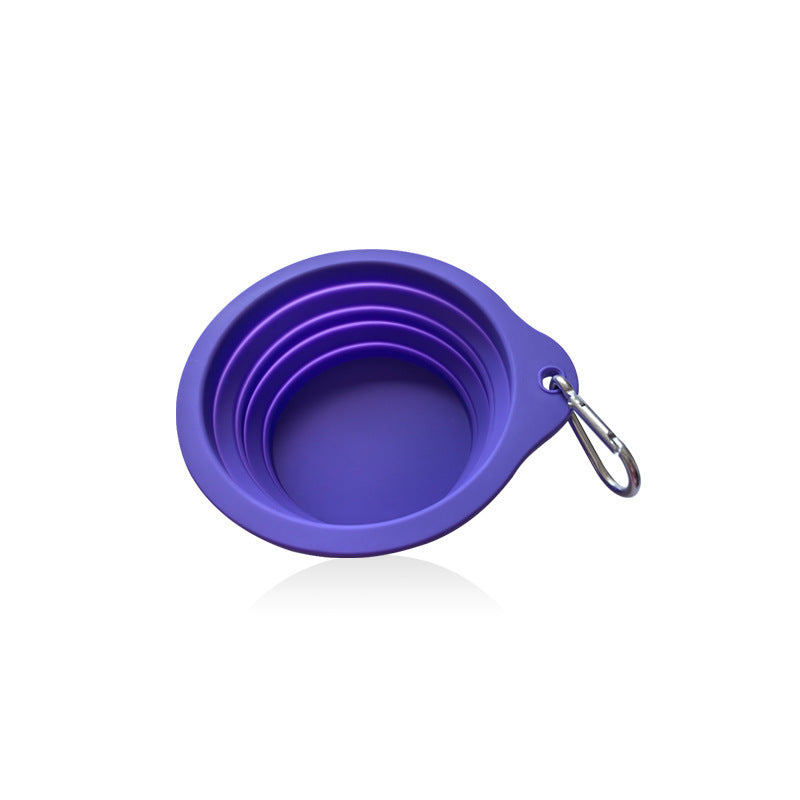 Outdoor Pet Folding Silicone Bowl 650ml