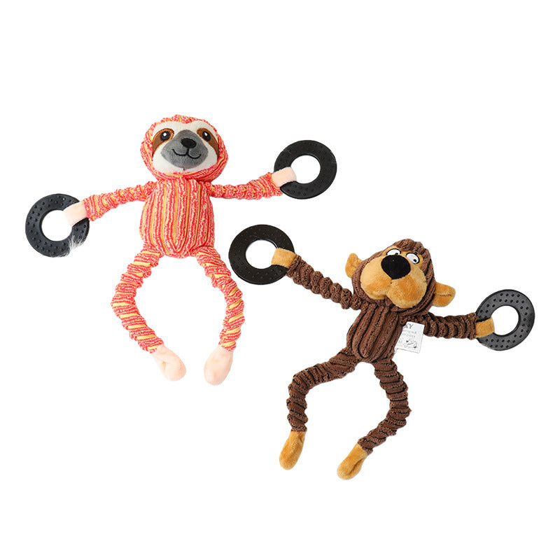 Koala and Monkey Shape Tug-of-war Dog Plush Toy