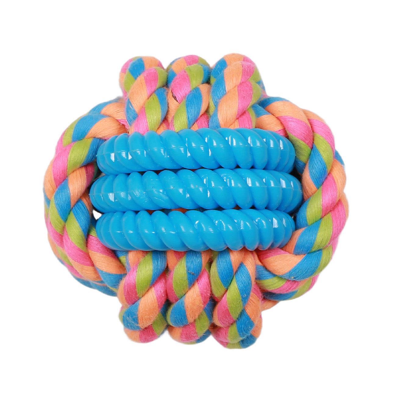 TPR Cotton Rope Ball Dog Toy